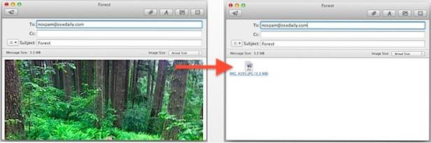 Bijlagevoorbeelden uitschakelen in Mail [Mac]
