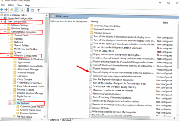 disabilita la ricerca web windows 10 2021