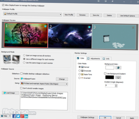 Pobierz i zainstaluj DisplayFusion dla systemu Windows 10