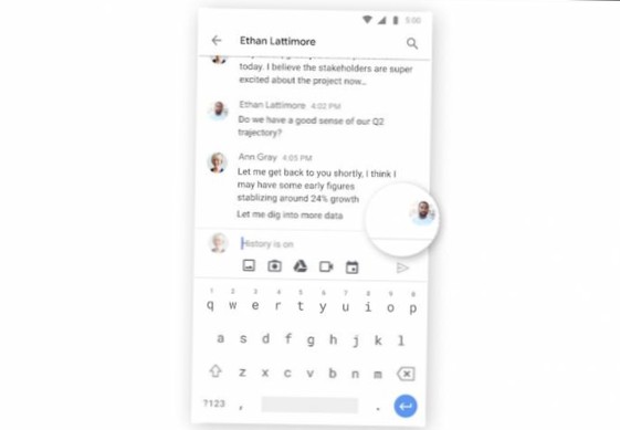does google chat have read receipts