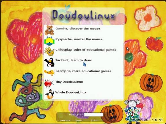 DoudouLinux En sjov Linux Distro til børn