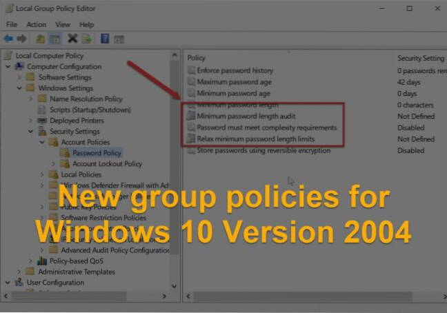 Download en installeer administratieve (Admx) sjablonen voor Windows 10 versie 2004