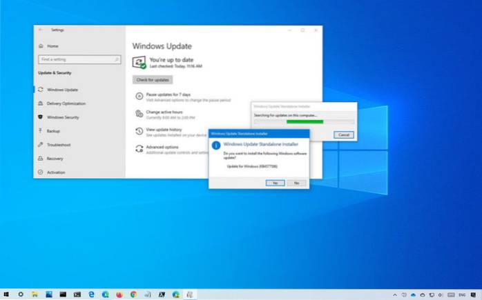Scarica e installa l'aggiornamento di Windows 10 KB4577586 per la rimozione di Adobe Flash Player