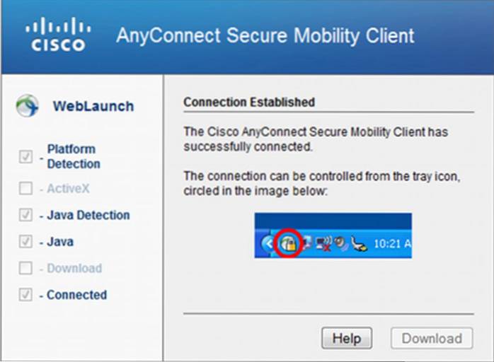 Last ned Cisco AnyConnect Secure Mobility Client Siste versjon