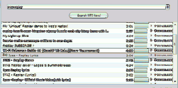 Download MP3 For Free, Right From Your Desktop