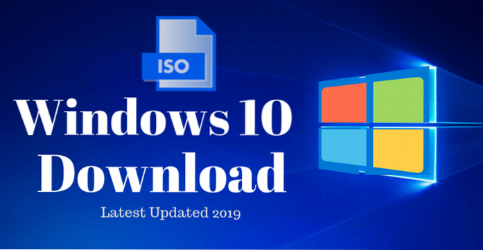 Download Windows 10 ISO Files (Direct Download Links)