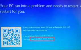 Erreur DRIVER OVERRAN STACK BUFFER BSOD dans Windows 10 Fix