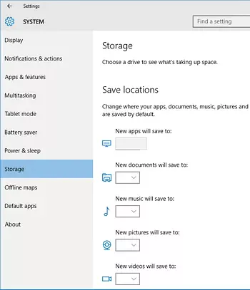 Drives Missing in Storage Settings and App Save Locations Dropdown in Windows 10 [Fix]