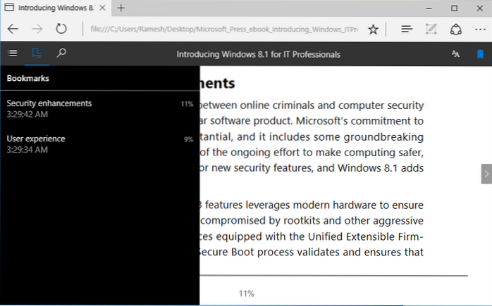 Edge får EPUB (e-bøger) support i Windows 10 Creators Update