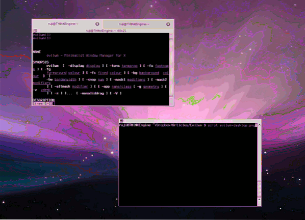 Evilwm A Devilishly Simple Window Manager for Linux