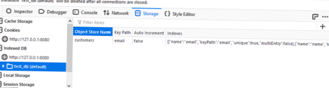 firefox clear indexeddb