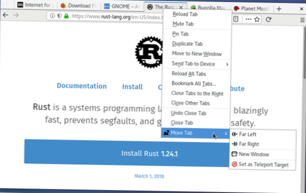 firefox přesunout kartu do nového okna