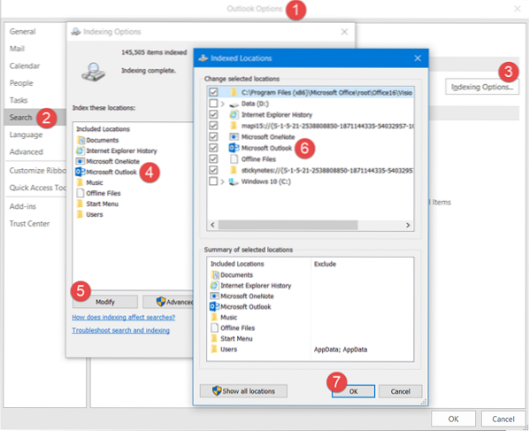Fix Advanced Search Fields In Microsoft Outlook Are Disabled Or Grayed Out