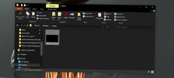 [FIX] PNG de fundal negru în File Explorer pe Windows 10