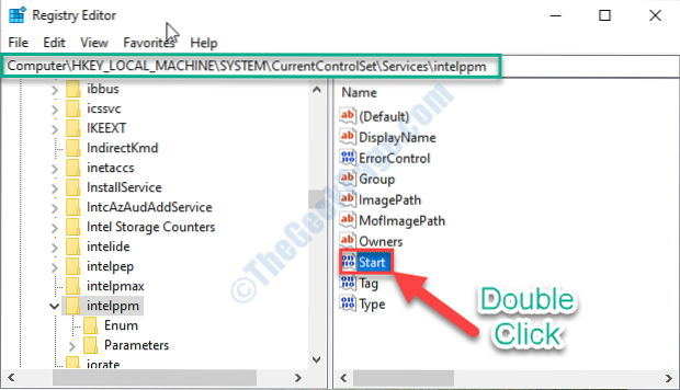 Fix- Blue Screen error intelppm.sys in Windows 10