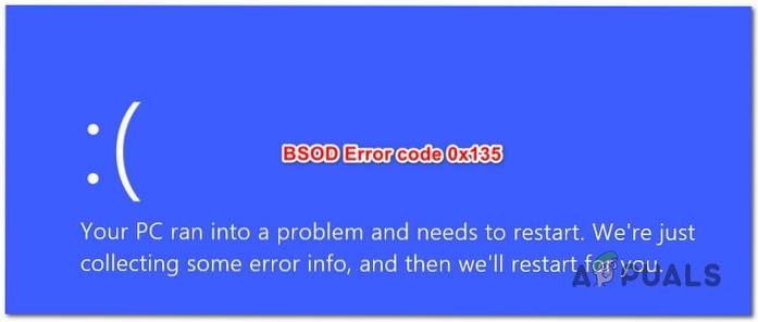 Remediați BSOD cu codul de eroare 0x135 pe Windows 10