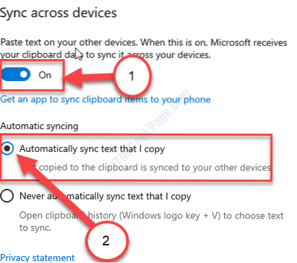 Correggi la cronologia degli Appunti che non funziona in Windows 10