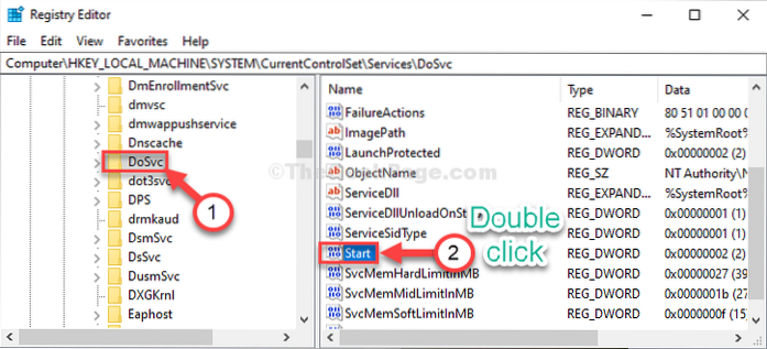 Correção - O serviço de otimização de entrega não desliga no Windows 10