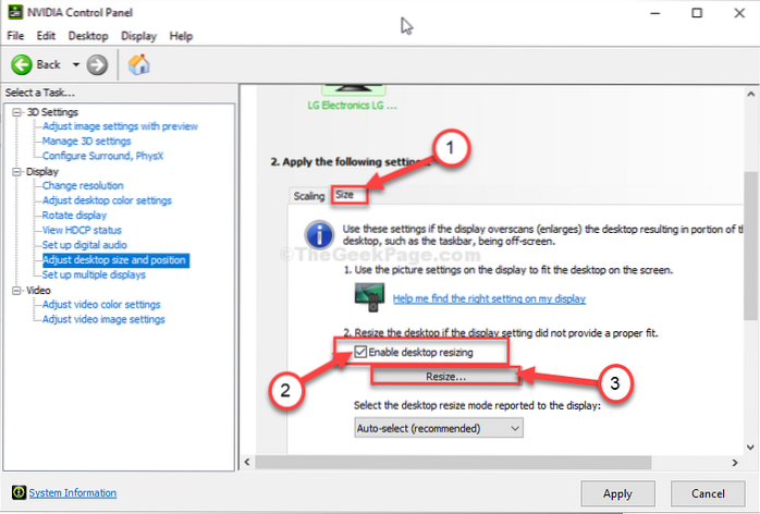 Fix Desktop Over-scaling If you use a TV as Monitor