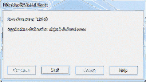 Fix Excel VBA Run time Error 1004 In Windows 10