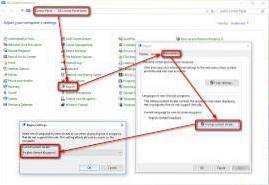 Opravte jazykové problémy pro programy bez Unicode ve Windows 10