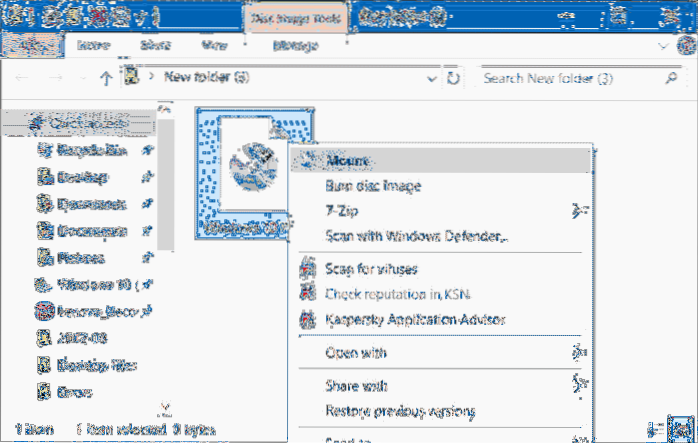 Fix Mount Option Missing in Windows 10