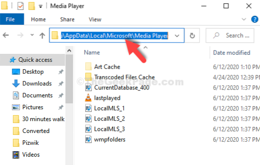 Fix Windows Media Player Library Not Working in Windows 10