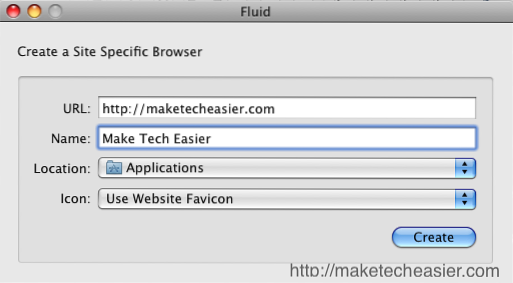 Fluid A Powerful Site Specific Browser For Mac OS X