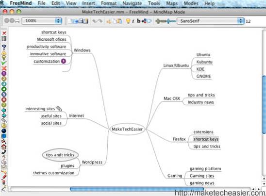 FreeMind Mind Mapping Software For All Platforms