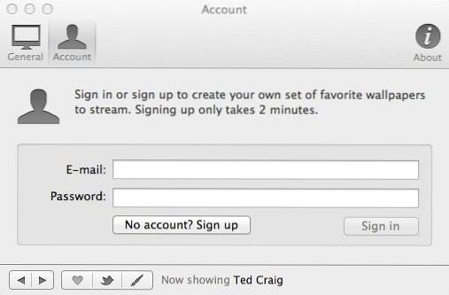 Obtenha um novo papel de parede de alta qualidade todos os dias [Mac]