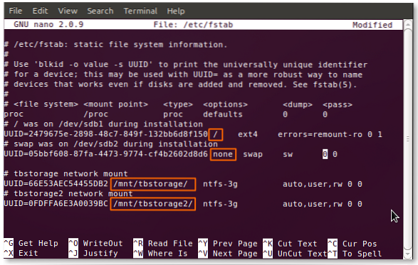 Getting to Know Your fstab
