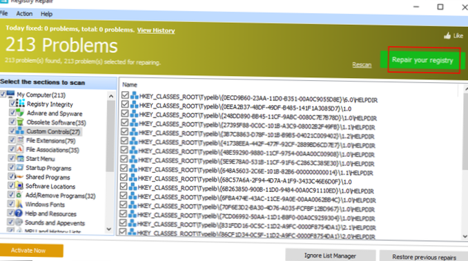 Glarysoft Registry Repair (REVIEW) Cum se folosește, este sigur?