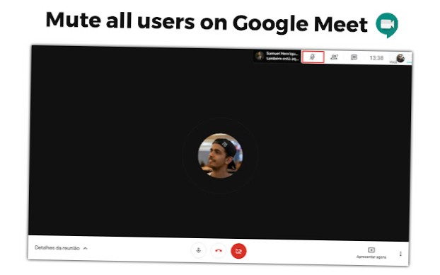 google extensie alles dempen