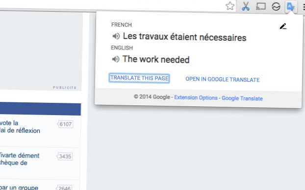 Plugin Google Translate