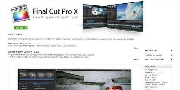 Vejledning til overgang fra iMovie til Final Cut Pro X