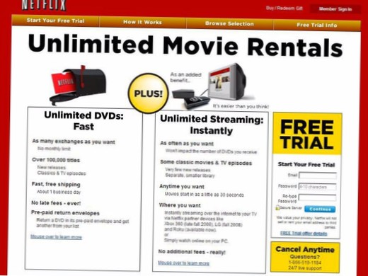 Cum a început Netflix?