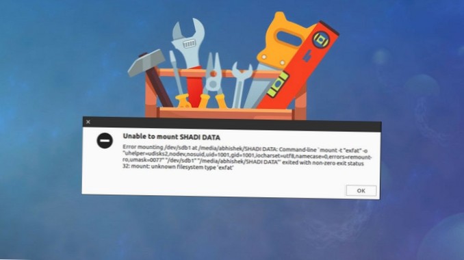 Sådan får du adgang til ExFat-filsystemer på Ubuntu Linux