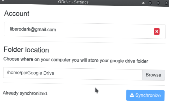 How to access Google Drive in Elementary OS