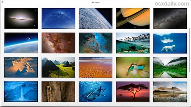 How To Access Hidden OS X Mavericks Wallpapers
