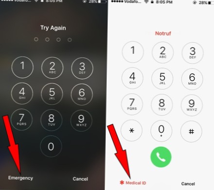 jak získat přístup k lékařské id na iPhone 12