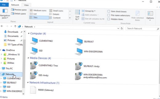 Sådan får du adgang til andre computere på netværket på Windows 10