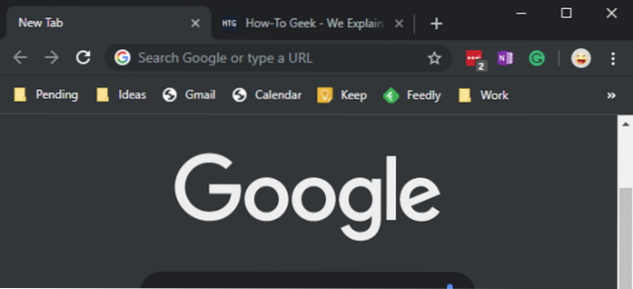 Sådan aktiveres mørk tilstand til Google Chrome