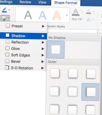 Jak přidat vlastní tvar do Microsoft Word 365