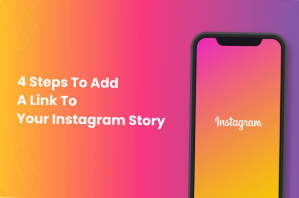 How to add a link to an Instagram story