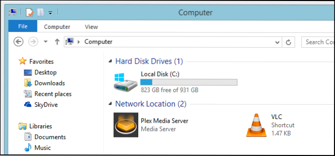 Come aggiungere collegamenti a Risorse del computer in Windows