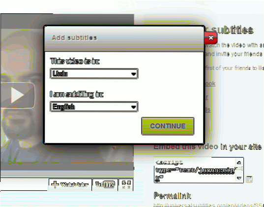 Hur man lägger till undertexter i onlinevideor på olika språk