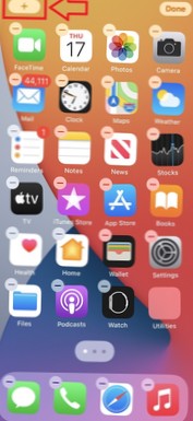 cum se adaugă widgeturi pe ecranul de pornire al iPhone-ului