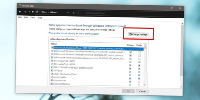 Jak zezwolić aplikacji na komunikację w sieci w systemie Windows 10