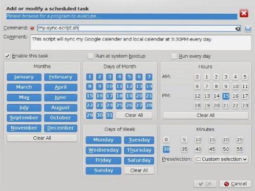 Come automatizzare le attività in KDE