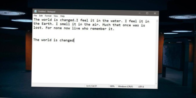 Geselecteerde tekst automatisch kopiëren / plakken in Windows 10